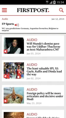 Firstpost android App screenshot 0